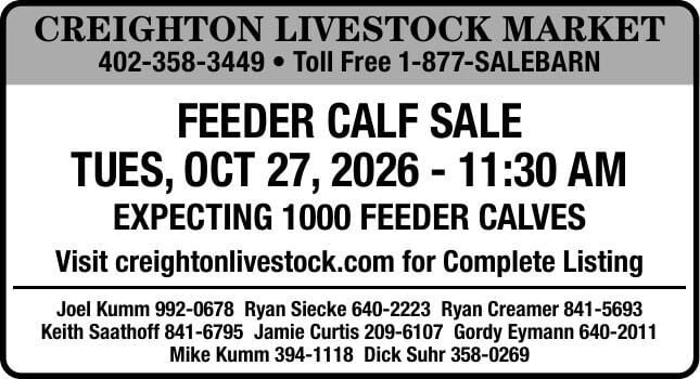 Creighton Livestock Market