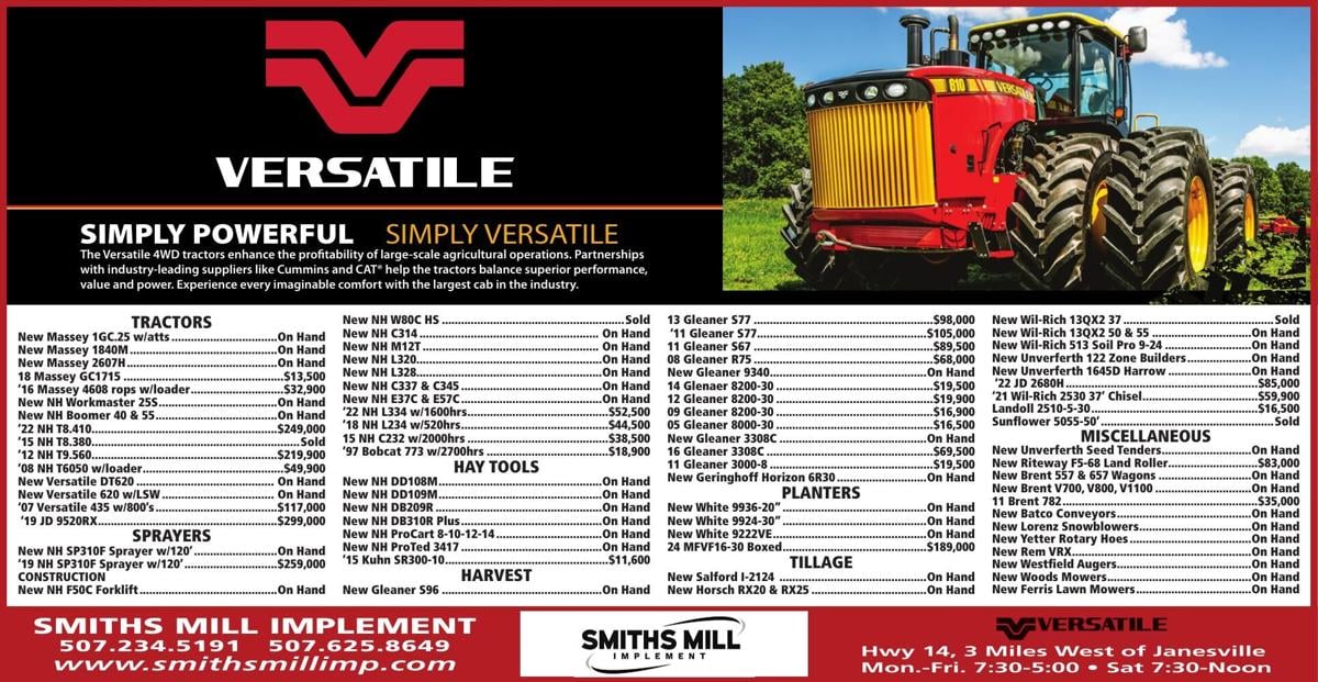 SMITHS MILL IMPLEMENT - Ad from 2026-04-17