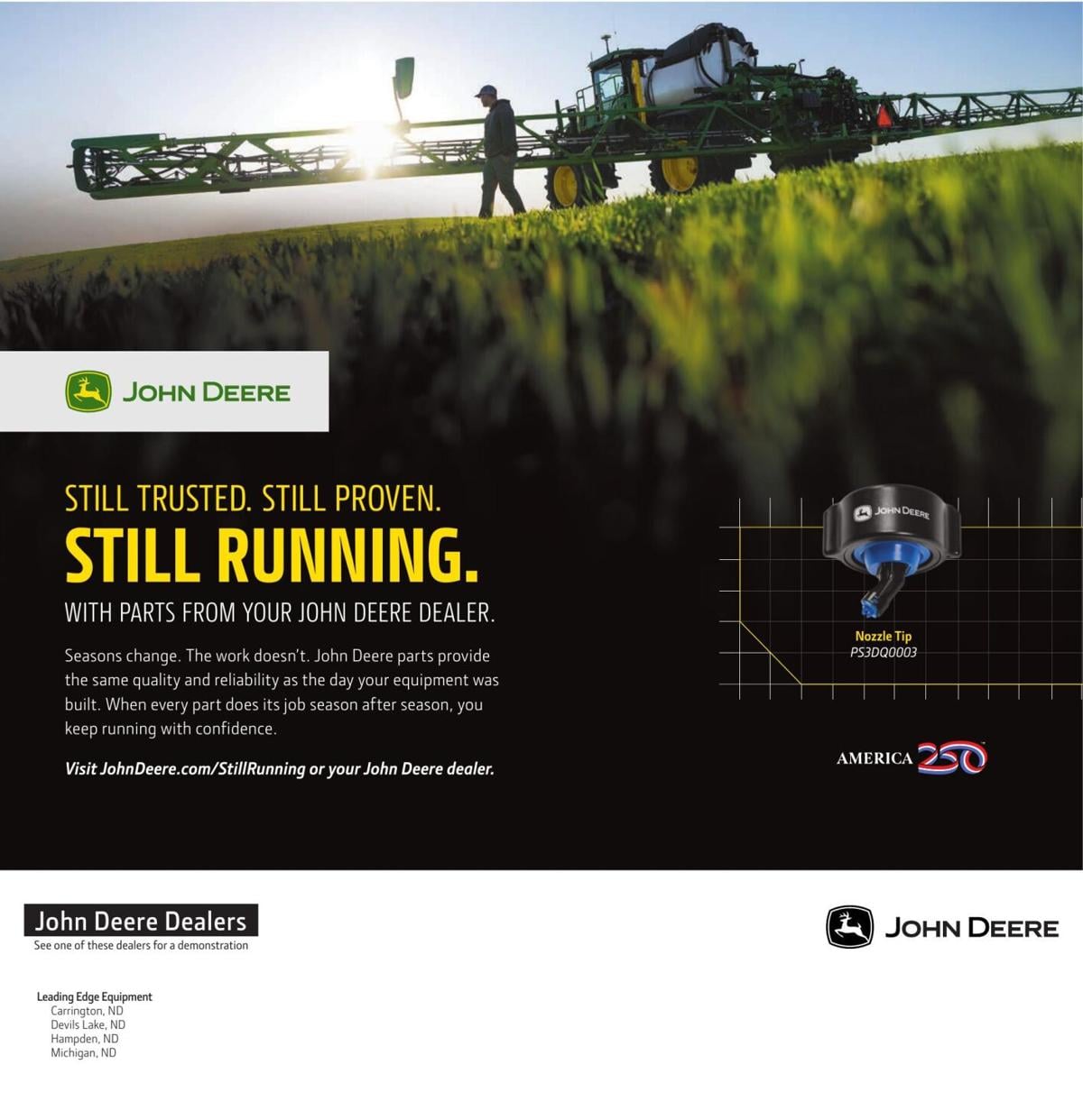 JOHN DEERE % JL FARMAKIS INC - Ad from 2026-05-15