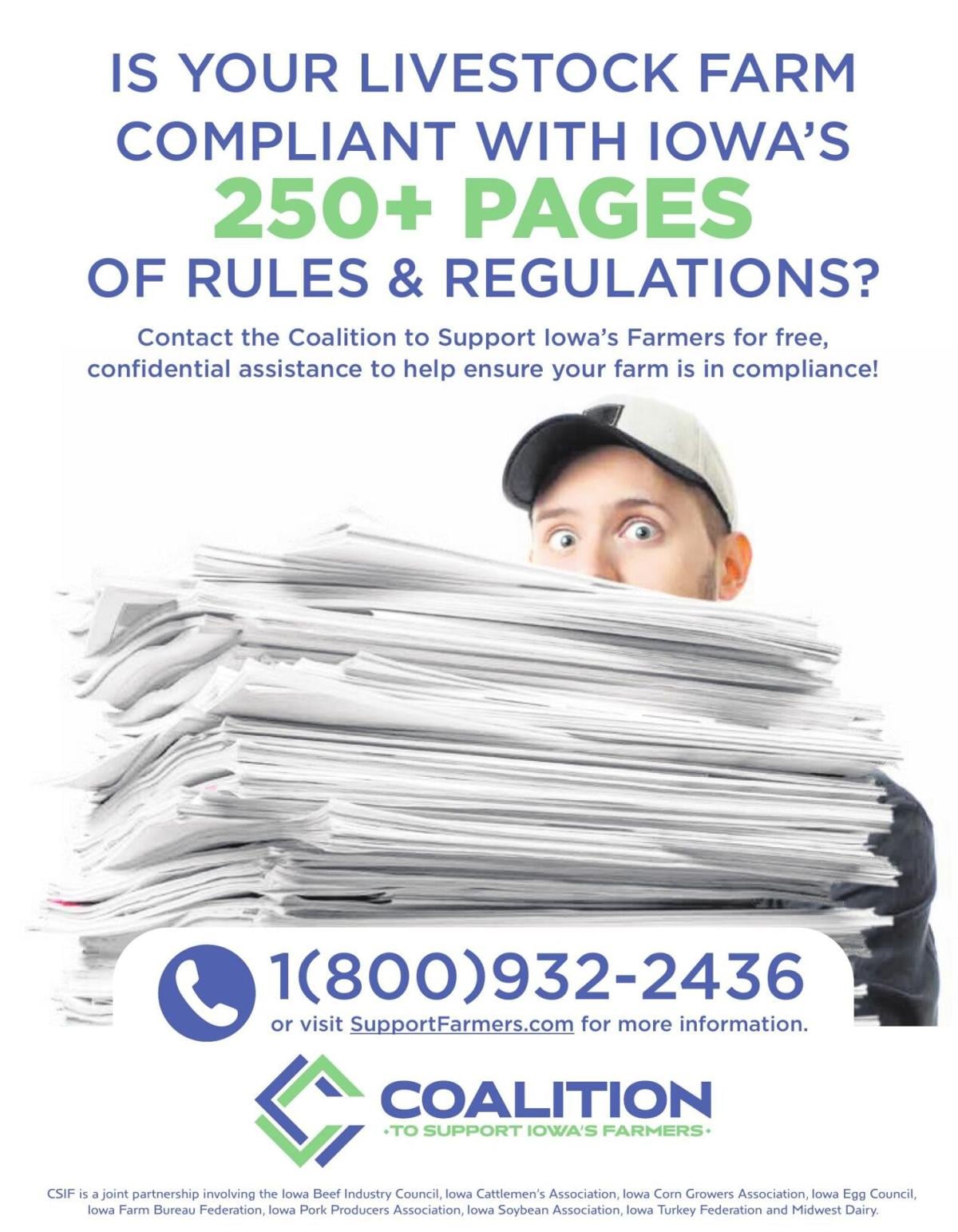 COALITION TO SUPPORT IOWAS FARMERS - Ad from 2026-04-11