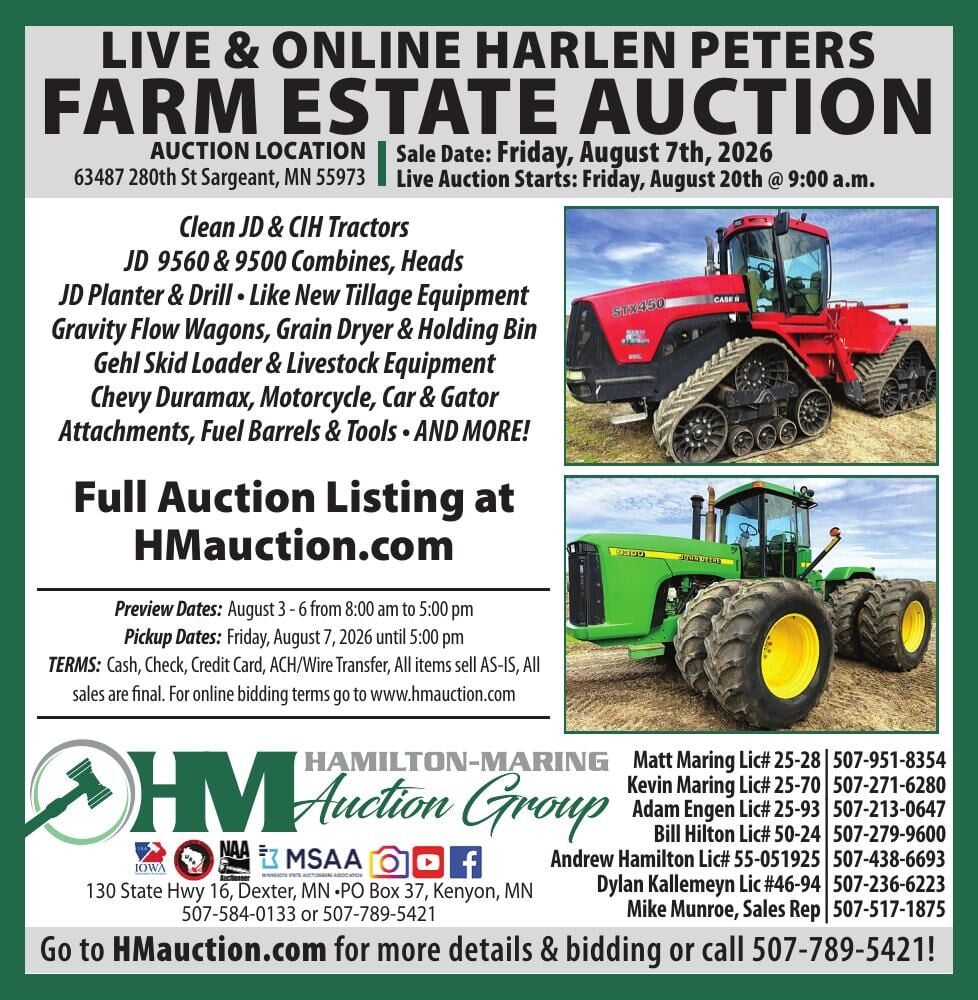 Hamilton Maring Auction - Ad from 2026-07-23