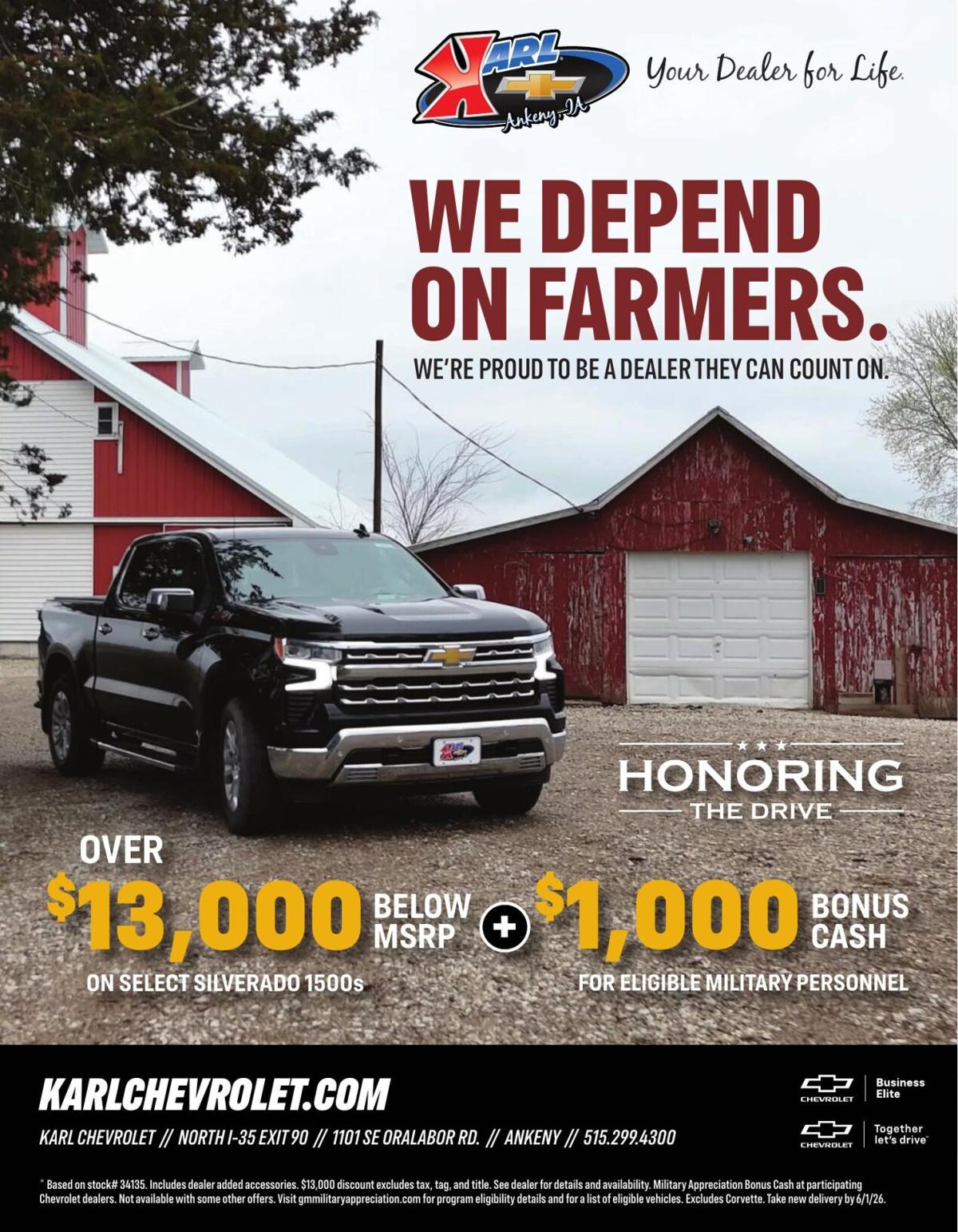 KARL CHEVROLET - Ad from 2026-05-16