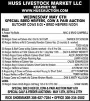 Huss Livestock Market