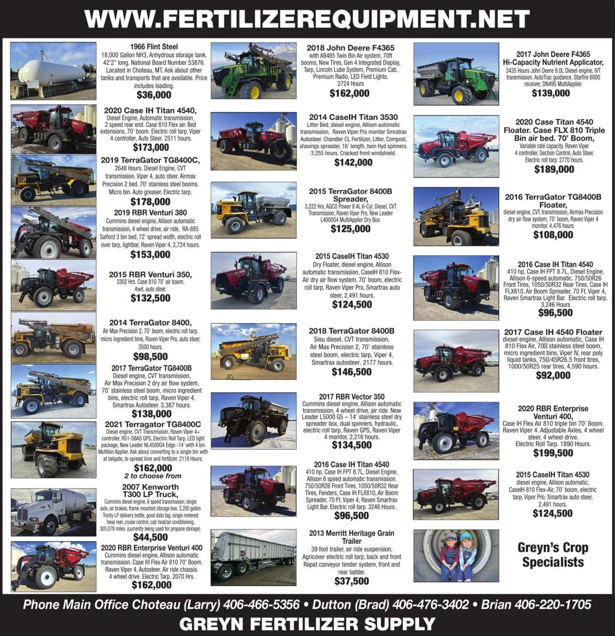 GREYN FERTILIZER SUPPLY - Ad from 2026-04-17