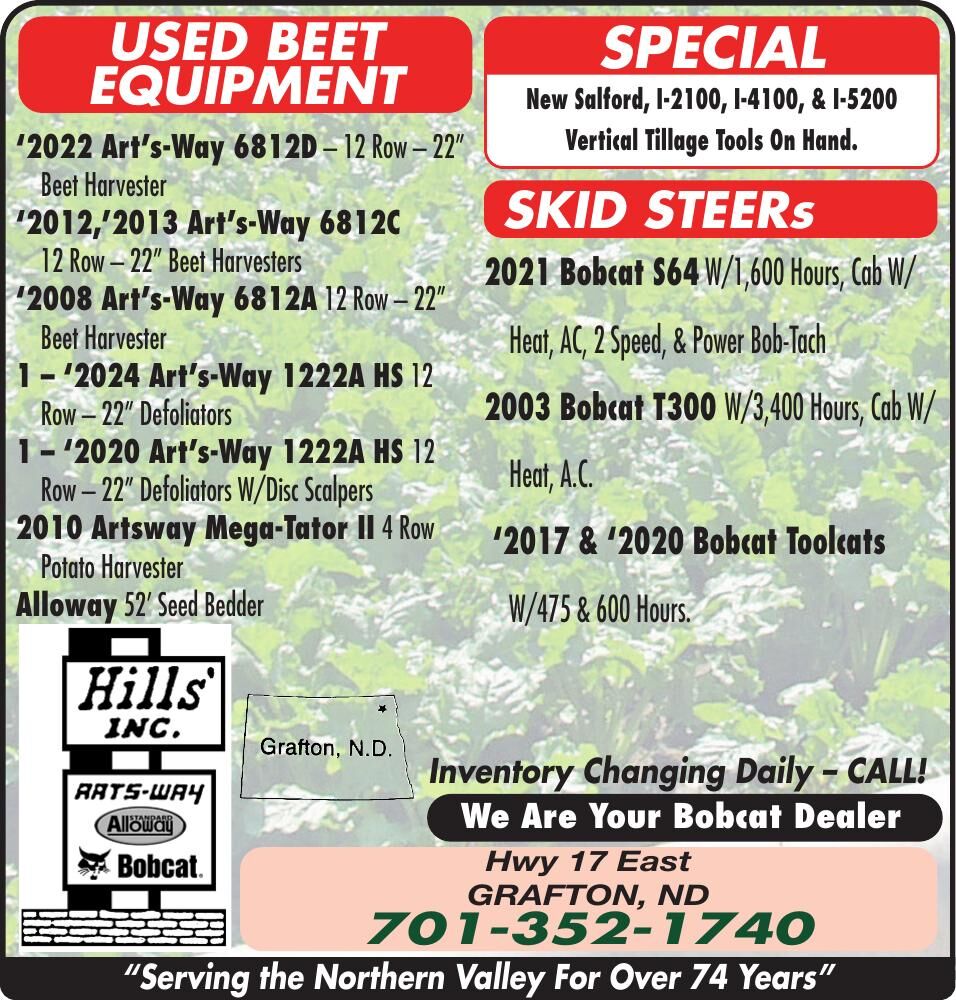 HILLS  INC. - Ad from 2026-03-06