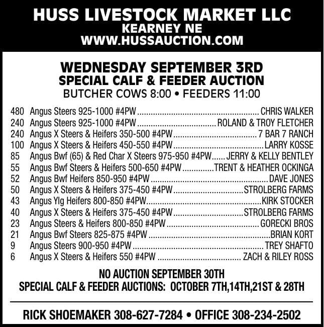 Huss Livestock Market