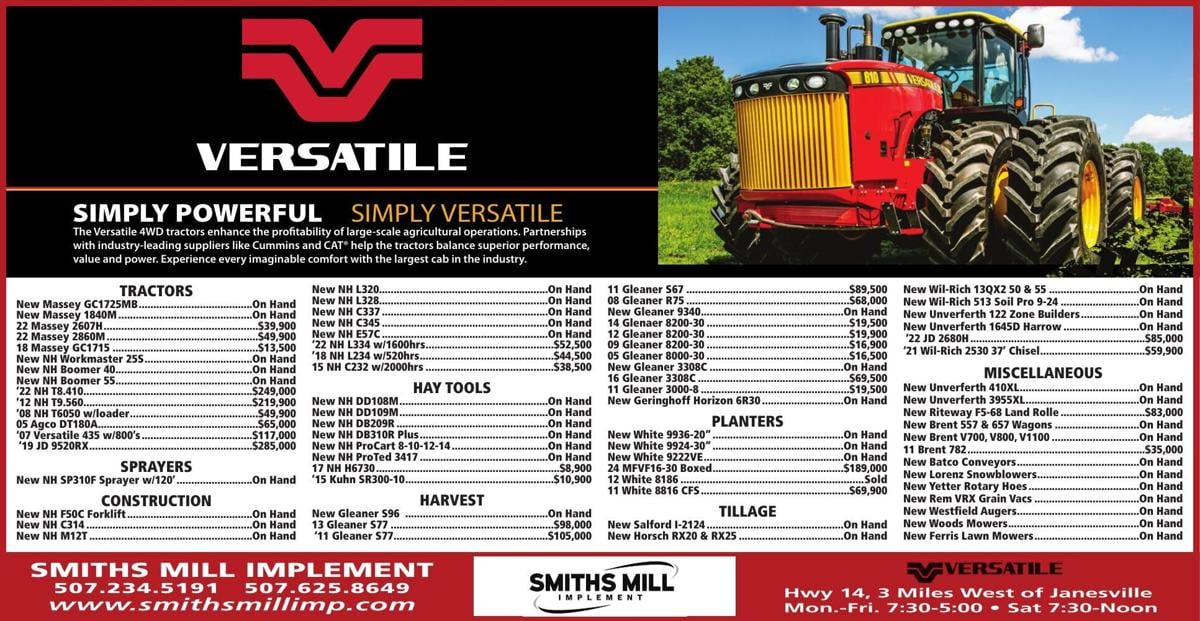 SMITHS MILL IMPLEMENT - Ad from 2026-05-29