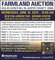 FARMLAND AUCTION