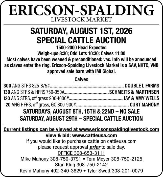 Ericson Spalding Livestock