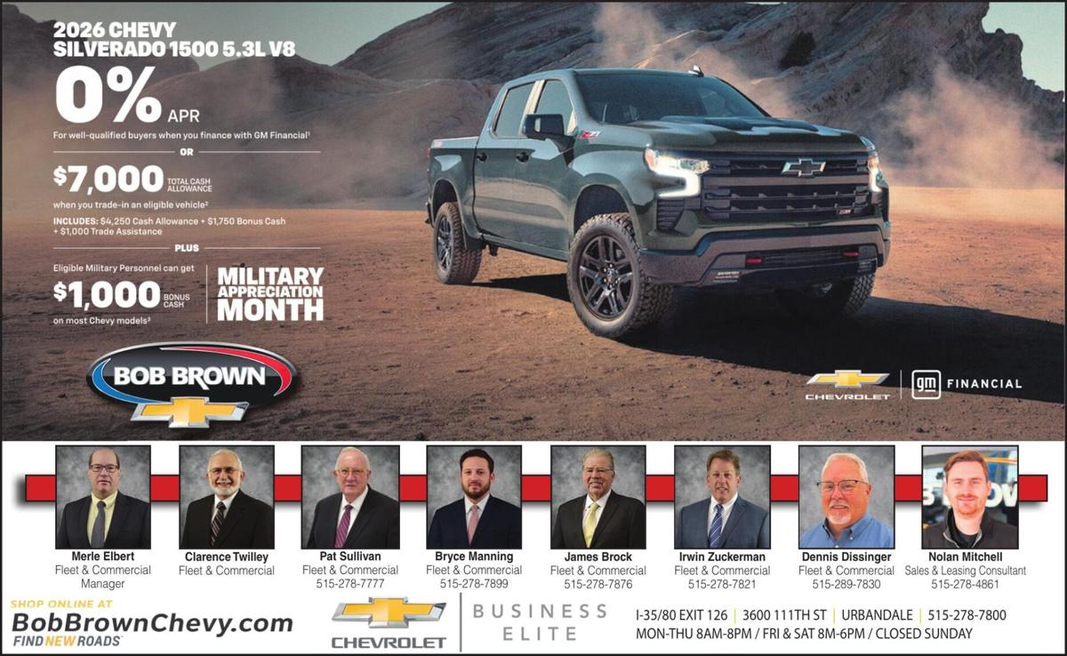BOB BROWN CHEVROLET - Ad from 2026-05-23