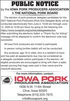 IOWA PORK PRODUCERS ASSOC %TYLER BETTIN - Ad from 2026-05-23