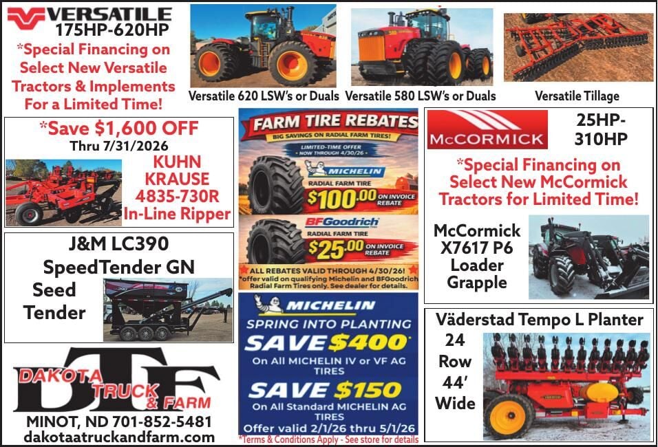 DAKOTA TRUCK & FARM - Ad from 2026-04-03