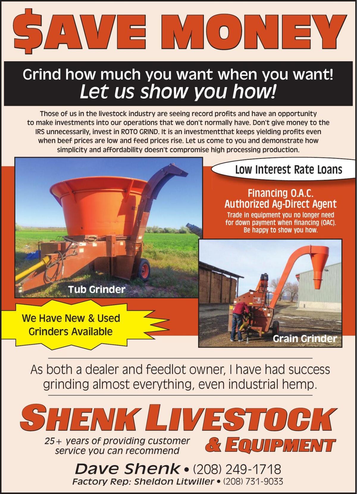 SHENK LIVESTOCK - Ad from 2026-03-06