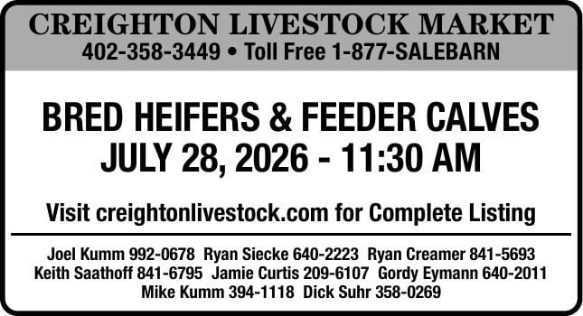 Creighton Livestock Market