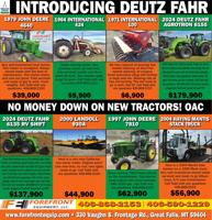 FOREFRONT EQUIPMENT - Ad from 2024-05-31