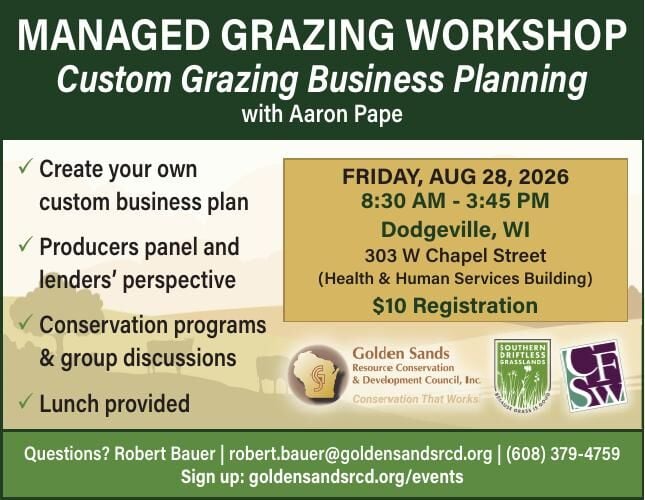 DRIFTLESS AREA LAND CONSERVANCY (DALC) - Ad from 2026-08-13