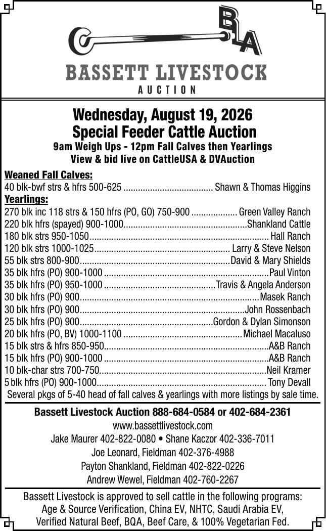 Bassett Livestock Auction