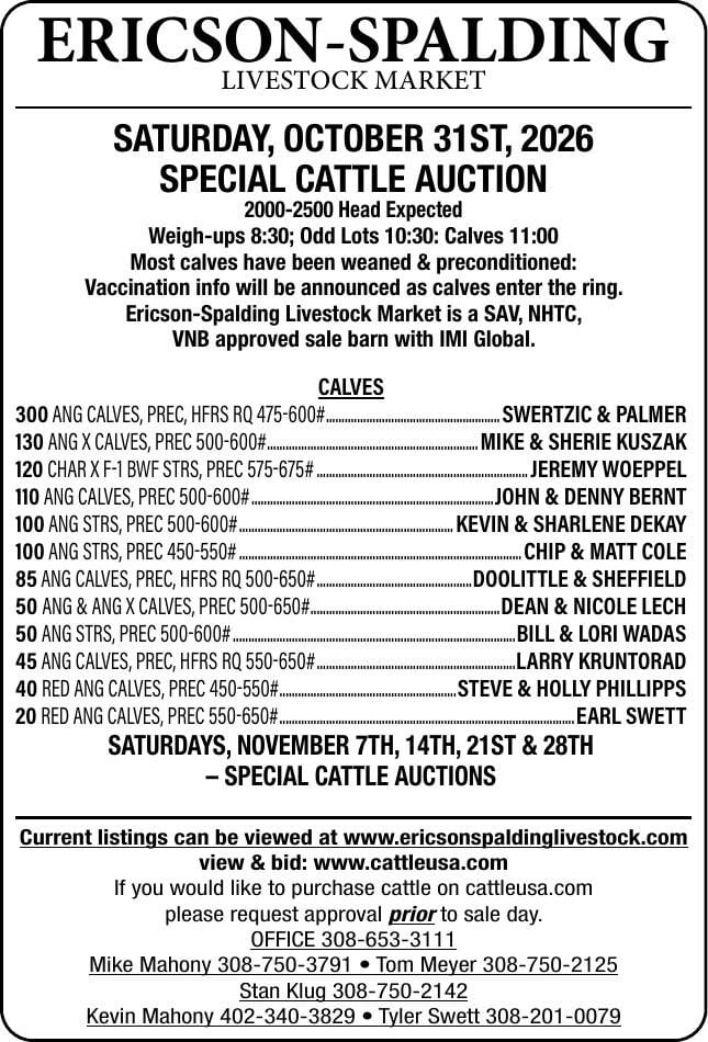 Ericson Spalding Livestock