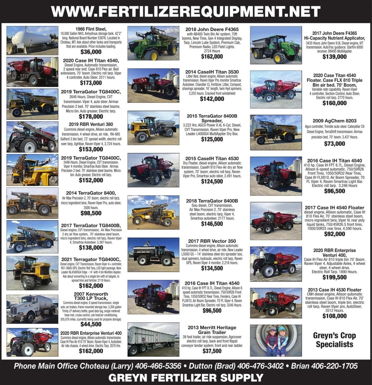 GREYN FERTILIZER SUPPLY - Ad from 2026-05-29