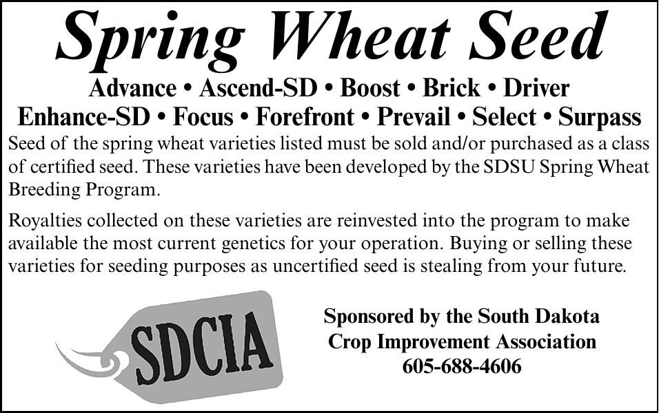 SD CROP IMPROVEMENT ASSN - Ad from 2026-03-06