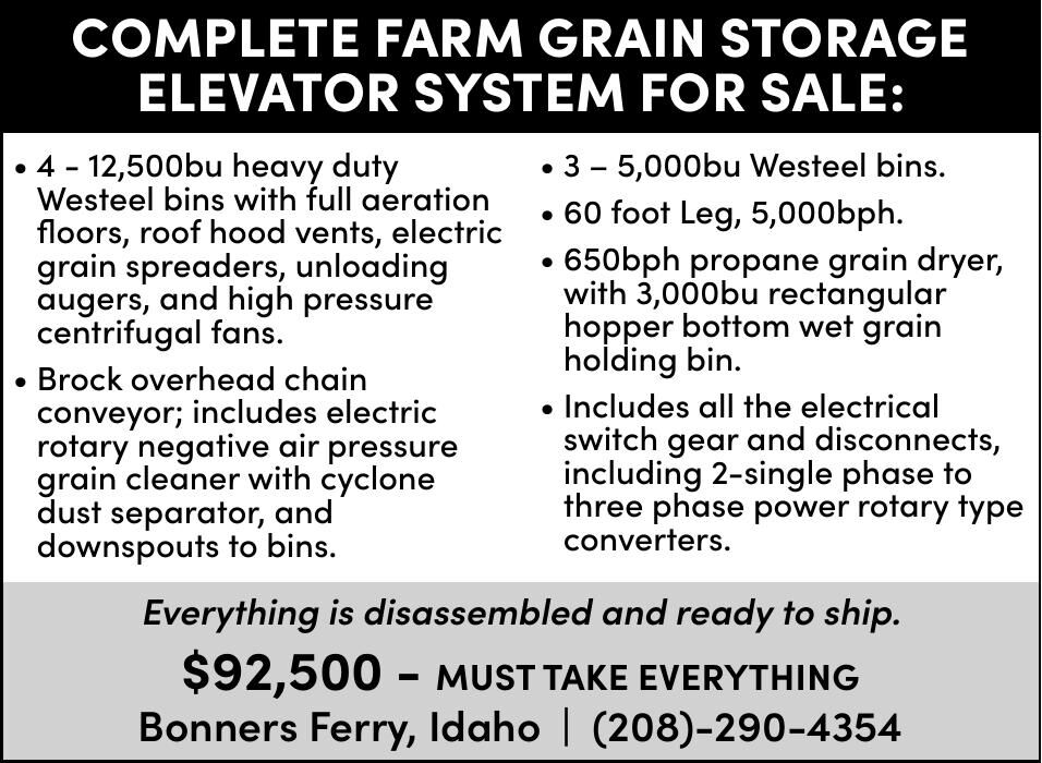 Fry Creek Ranch Inc. - Ad from 2026-03-06