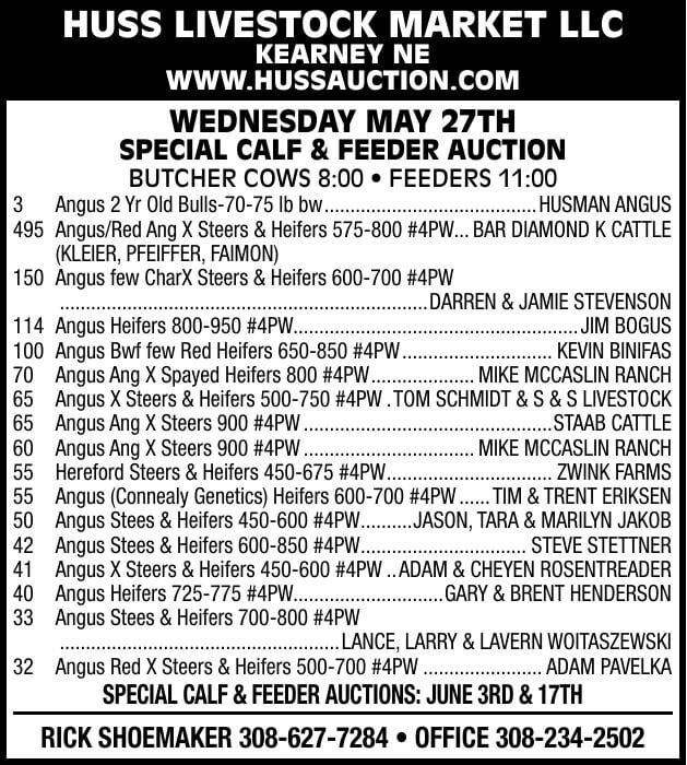 Huss Livestock Market