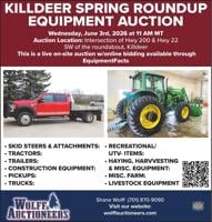 KILLDEER SPRING ROUNDUP EQUIPMENT AUCTION