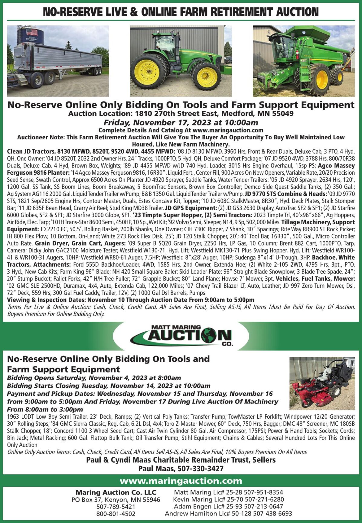 Farm Equipment Online Auctions - 42 Lots