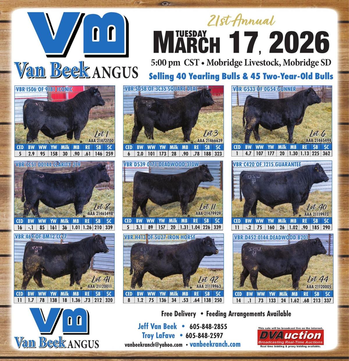 VAN BEEK ANGUS - Ad from 2026-03-06