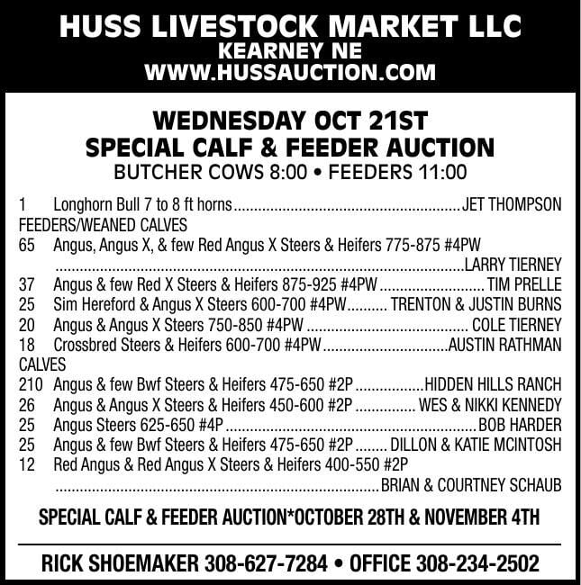 Huss Livestock Market