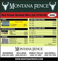 MONTANA FENCE - Leslie Lukins - Ad from 2024-04-19