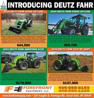 FOREFRONT EQUIPMENT - Ad from 2024-04-19