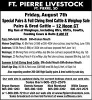 FORT PIERRE LIVESTOCK