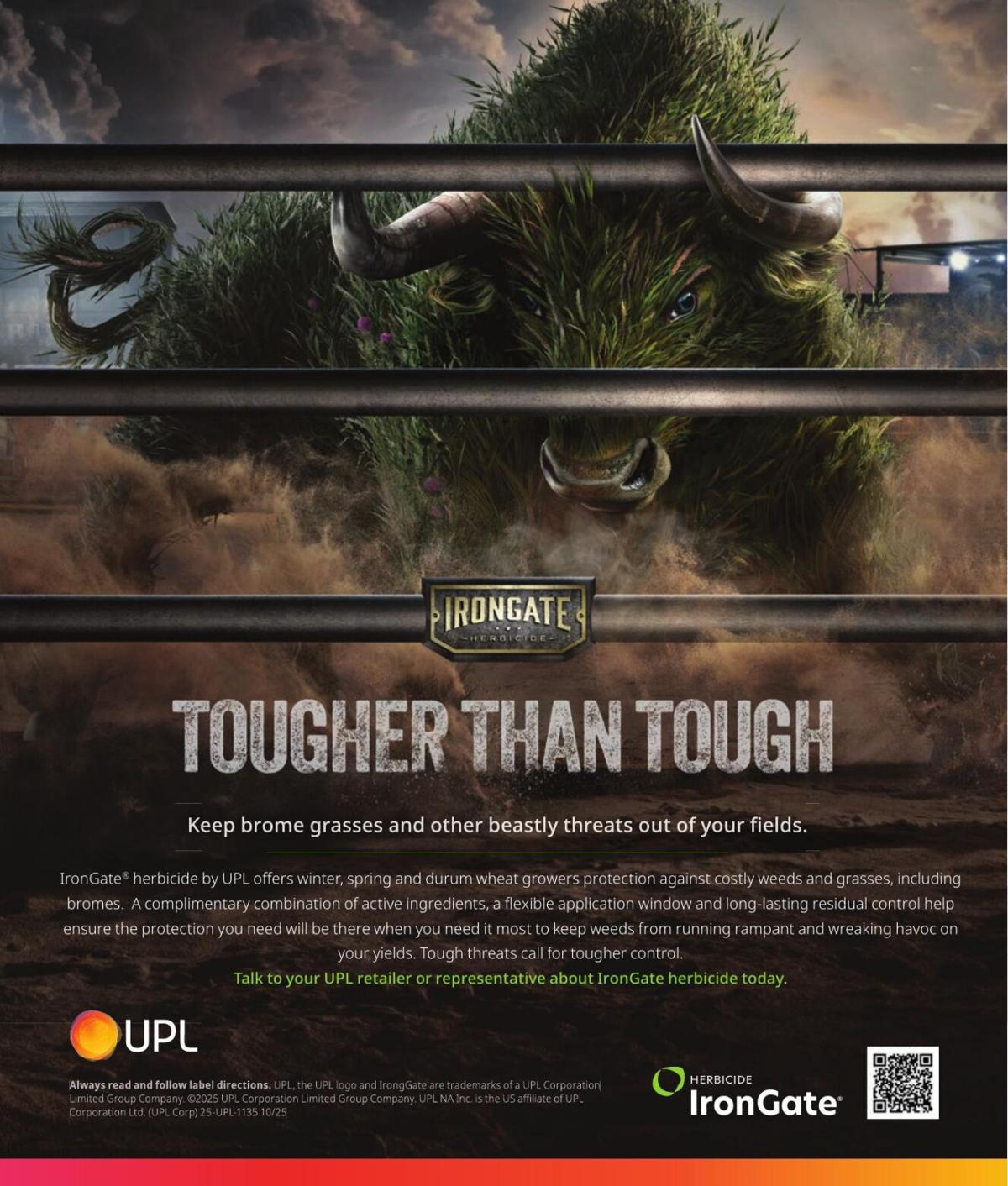 UPL Iron Gate % JL Farmakis - Ad from 2026-03-20