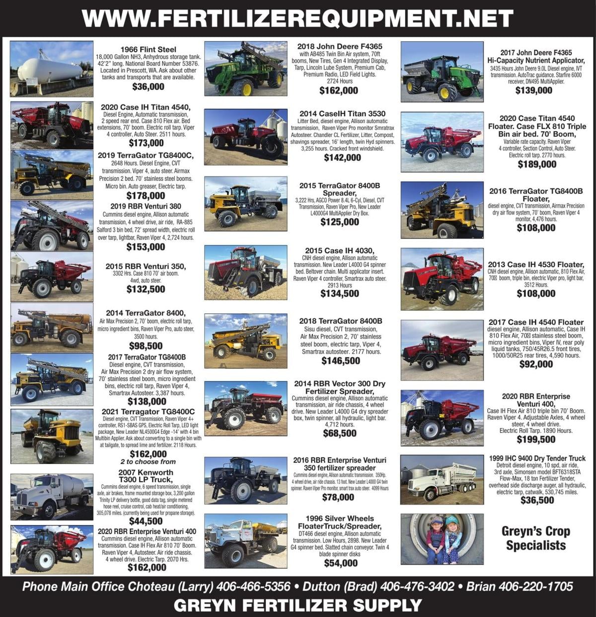 GREYN FERTILIZER SUPPLY - Ad from 2026-03-20