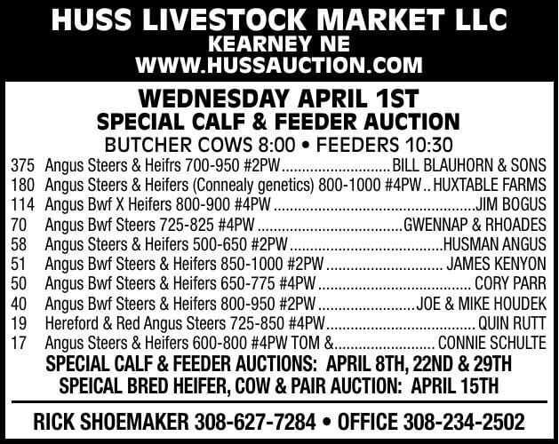 Huss Livestock Market