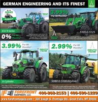 FOREFRONT EQUIPMENT - Ad from 2026-05-01