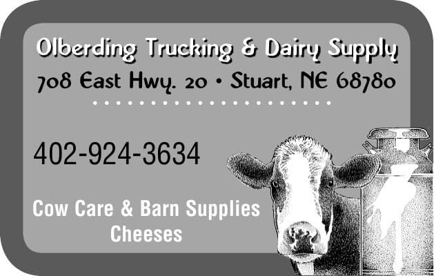 Olberding Trucking & Dairy Supply - Ad from 2026-04-24