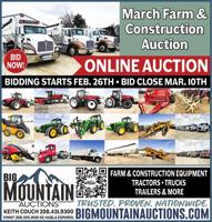 Big Mountain Auctions - Ad from 2026-03-06