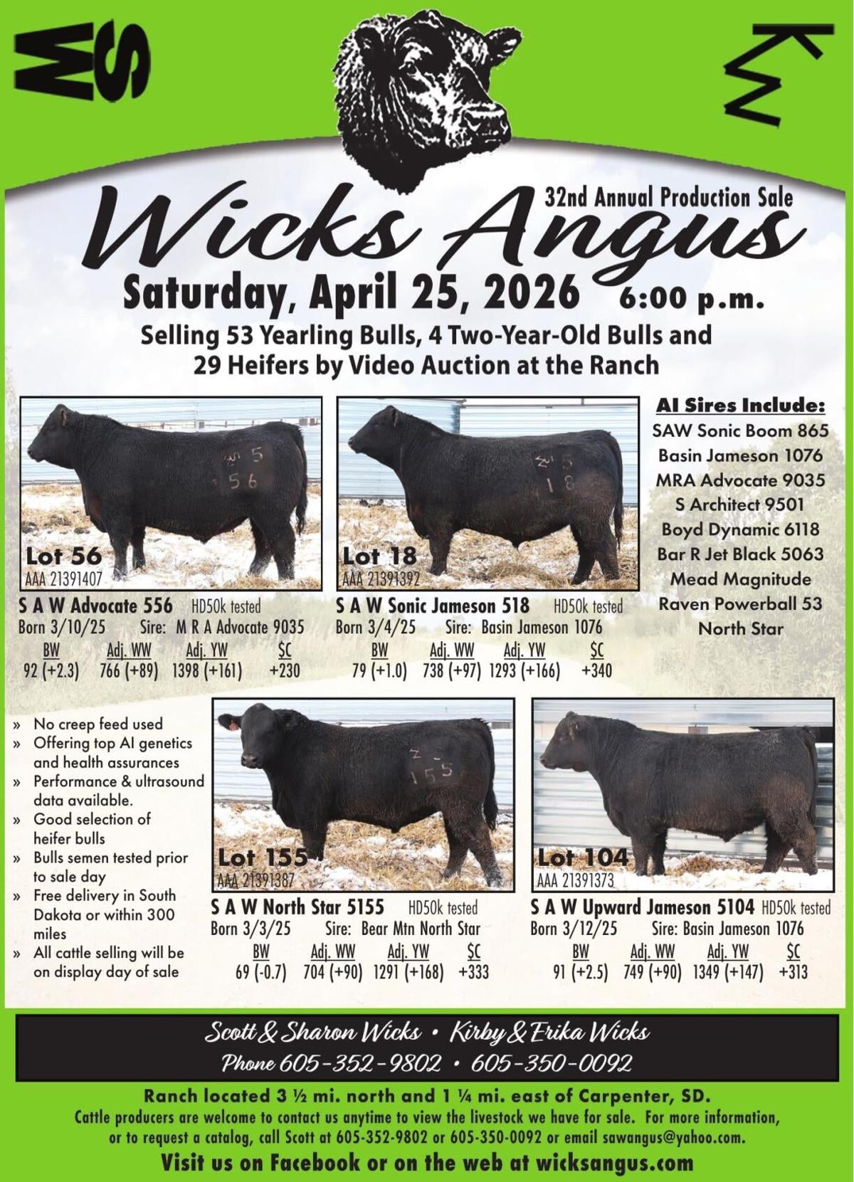 WICKS ANGUS - Ad from 2026-04-17