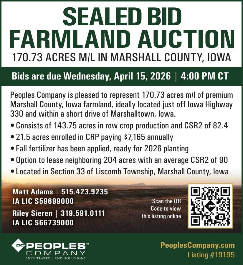 SEALED BID FARMLAND AUCTION
