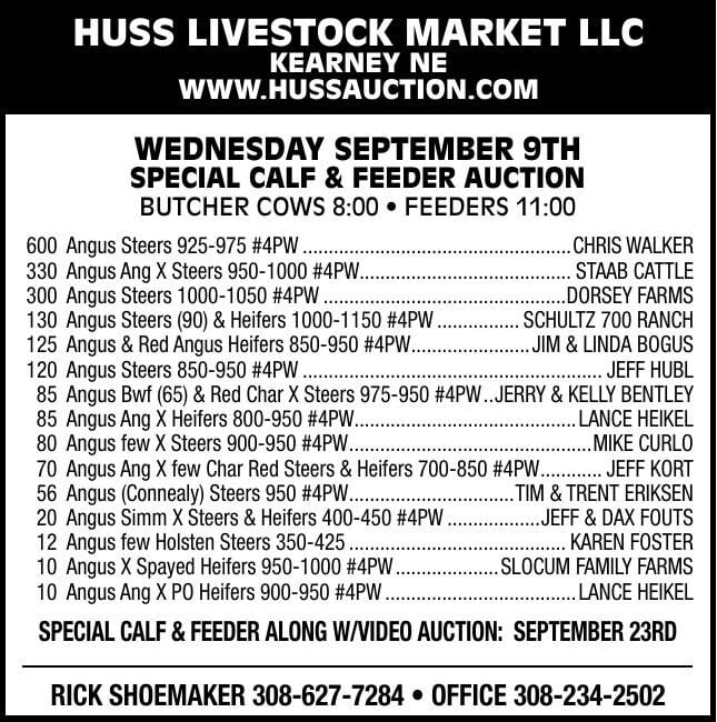 Huss Livestock Market