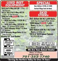HILLS  INC. - Ad from 2026-05-15