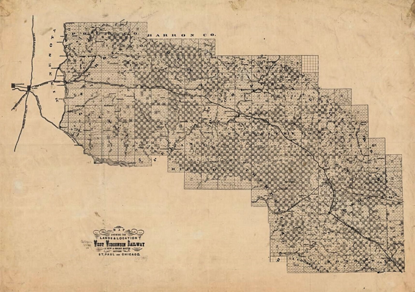 Railway map