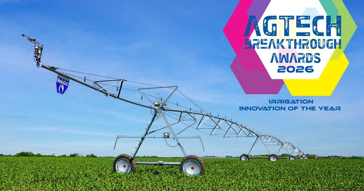 Reinke’s E3 pivot wins “Irrigation Innovation of the Year” in 2026 AgTech Breakthrough Awards