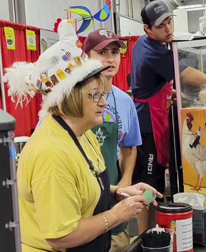 Wisconsin Poultry & Egg Assn. booth at 2022 Wisconsin State Fair