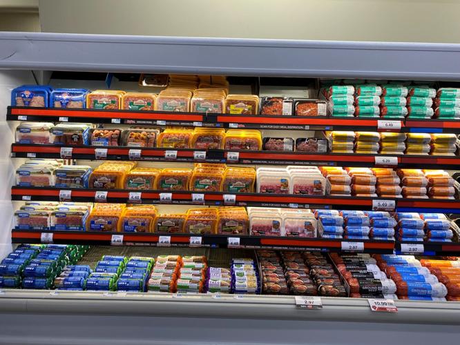 Meat Counter featuring ground pork
