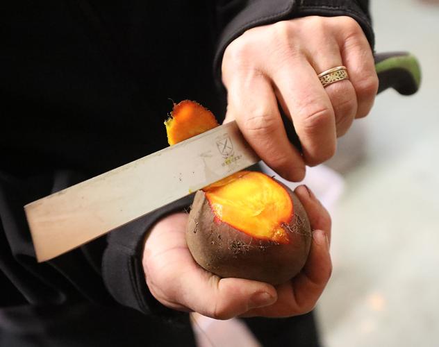 Irwin Goldman with beet