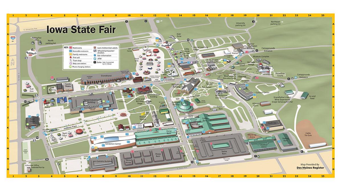 iowa state fair food 2021 map