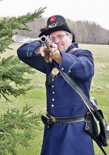 Drendel in Civil War uniform